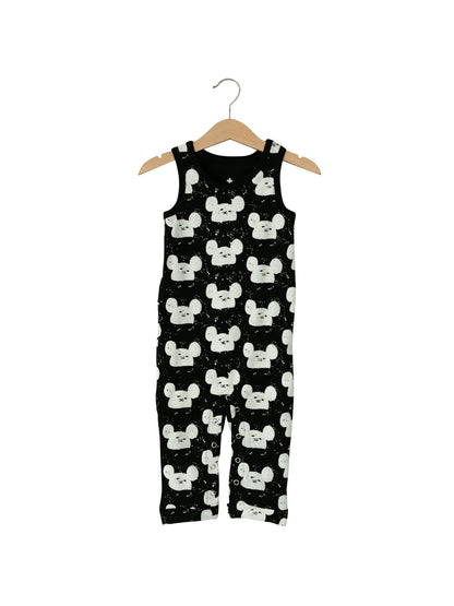 Organic Tank Explorer Back Jumpsuit | GOTS Certified Organic Cotton | Signature Prints