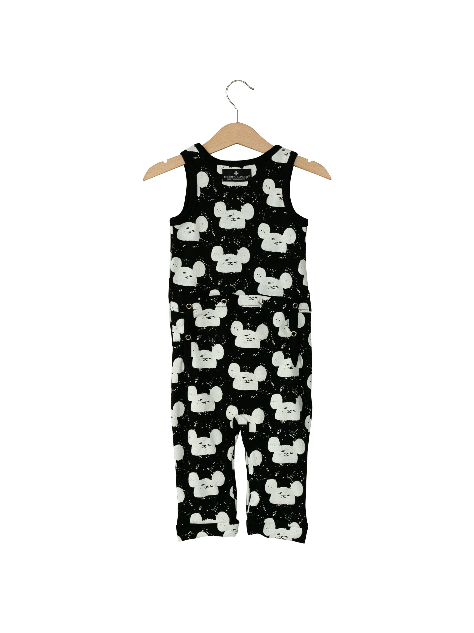 Organic Tank Explorer Back Jumpsuit | GOTS Certified Organic Cotton | Signature Prints