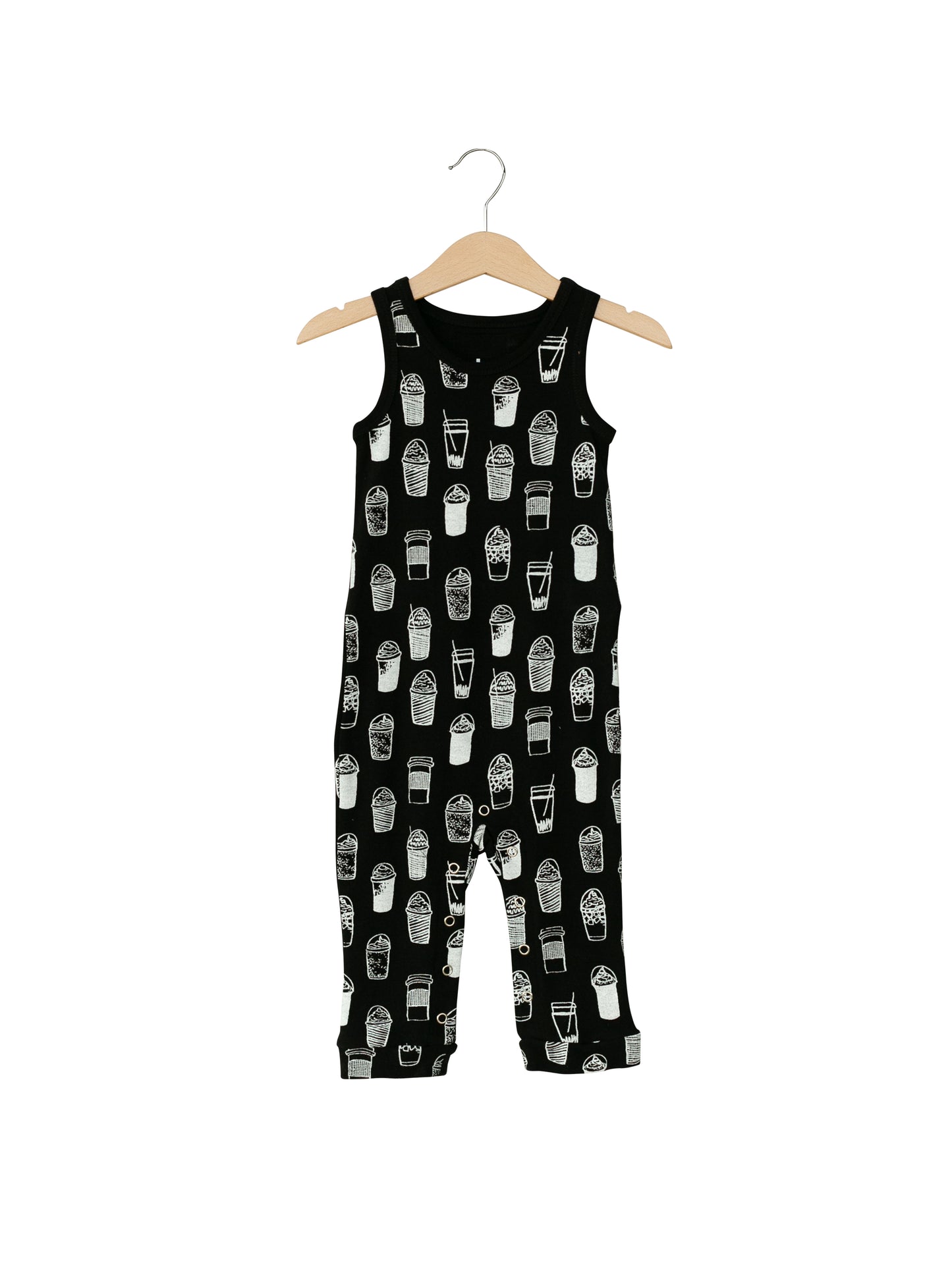 Organic Tank Explorer Back Jumpsuit | GOTS Certified Organic Cotton | Signature Prints