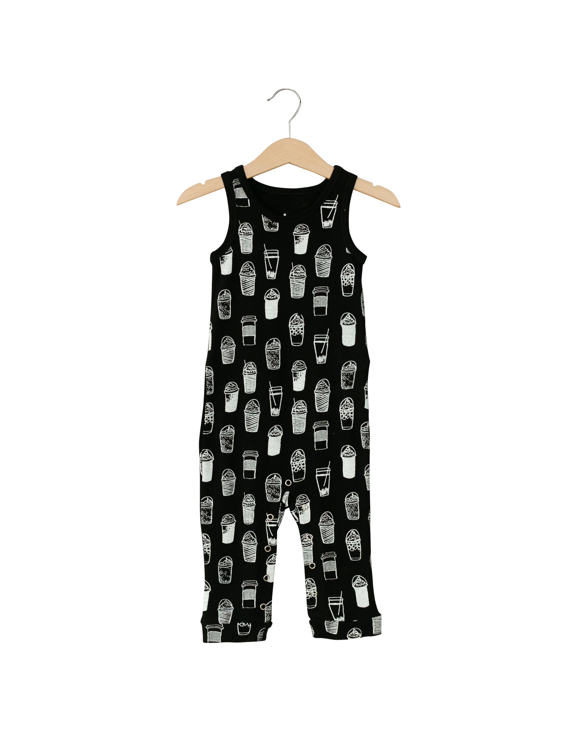 Organic Tank Explorer Back Jumpsuit | GOTS Certified Organic Cotton | Signature Prints