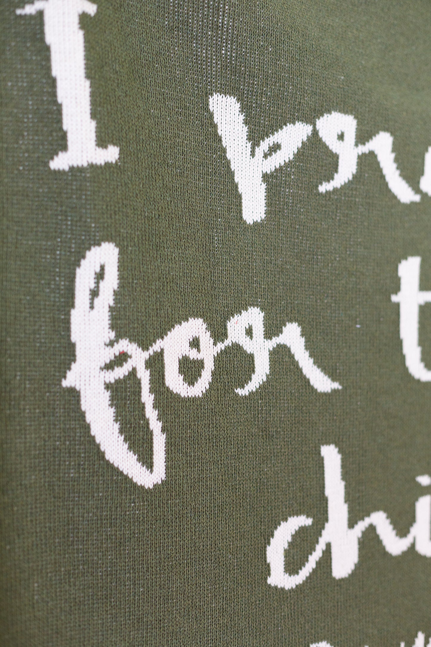 I Prayed for This Child Recycled Cotton Throw Blanket | Made in USA
