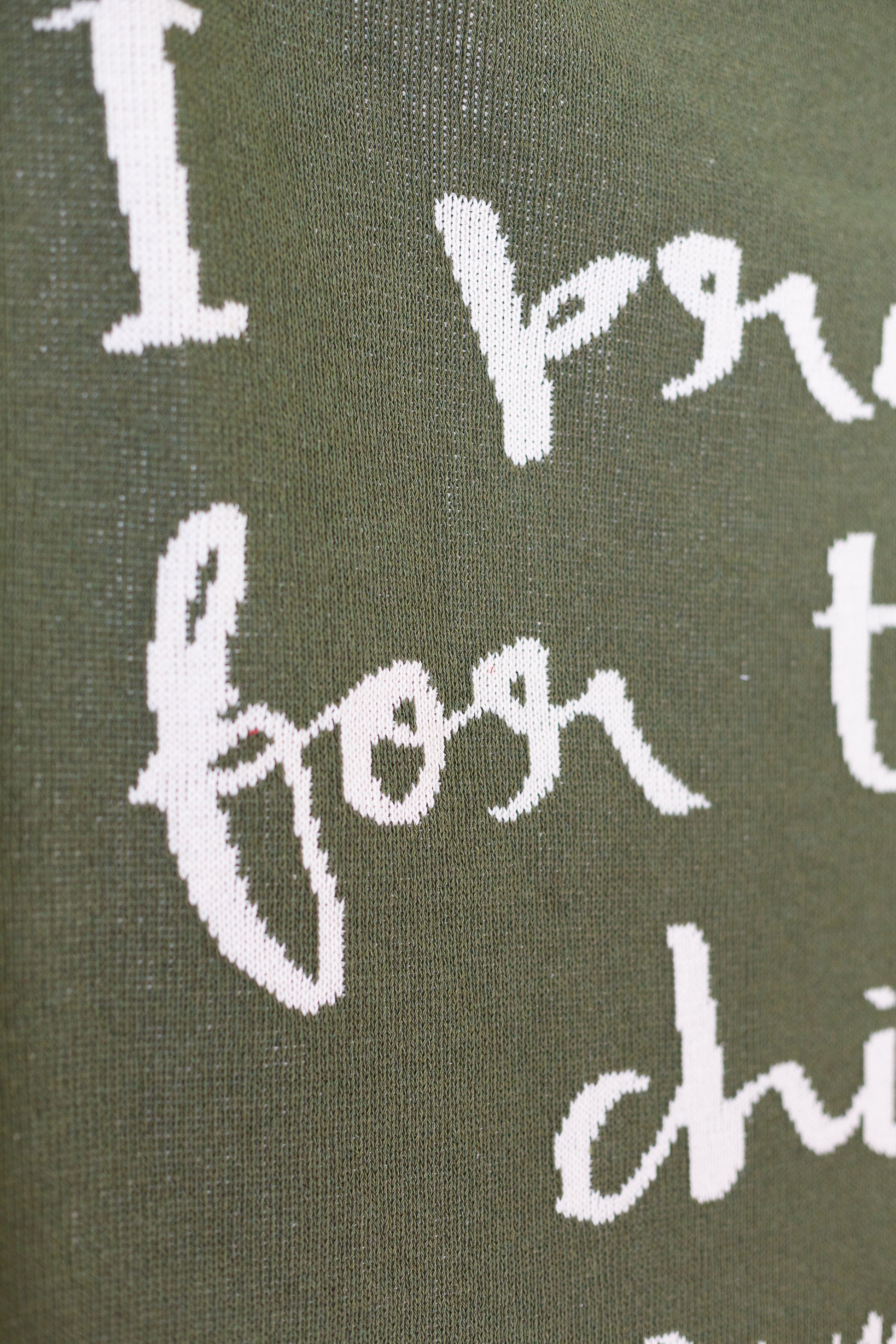 I Prayed for This Child Recycled Cotton Throw Blanket | Made in USA