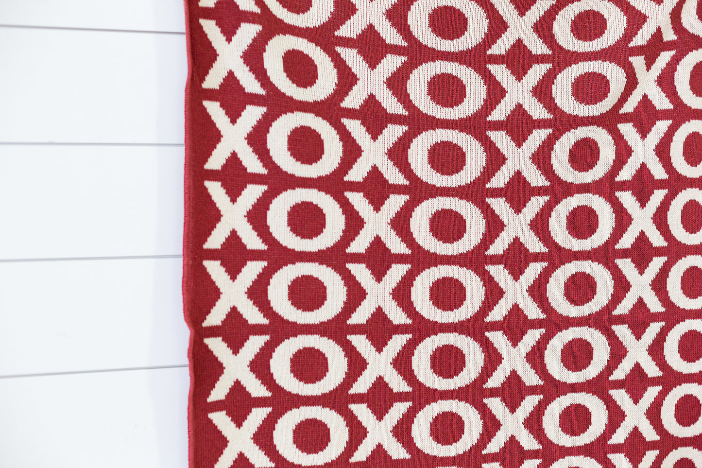 XO recycled cotton blanket by Modern Burlap