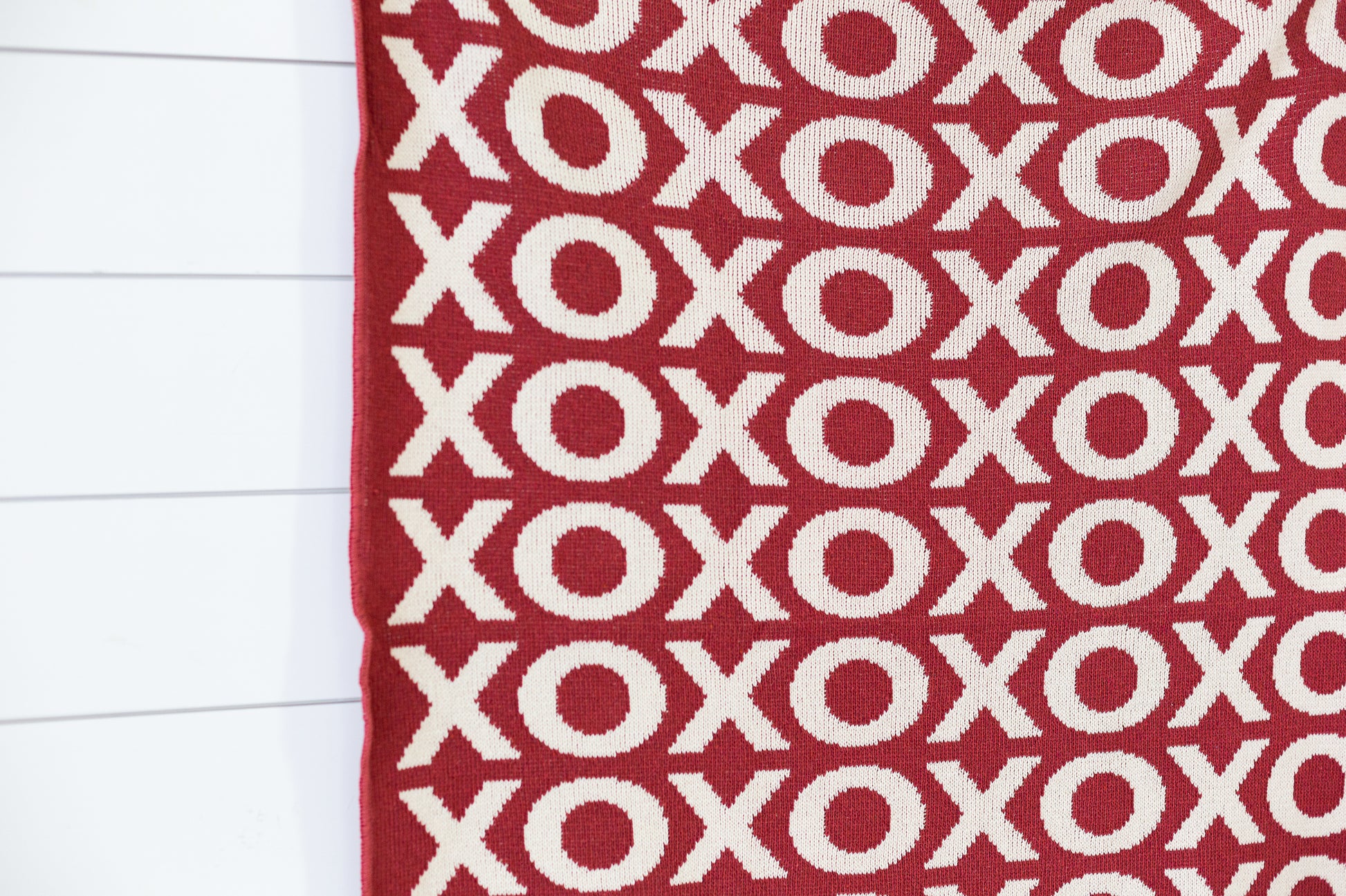 XO recycled cotton blanket by Modern Burlap