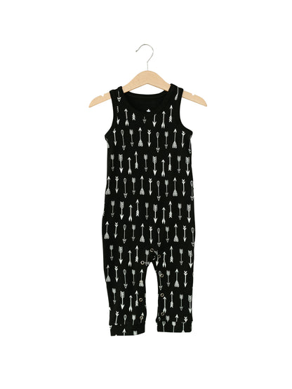 Organic Tank Explorer Back Jumpsuit | GOTS Certified Organic Cotton | Signature Prints