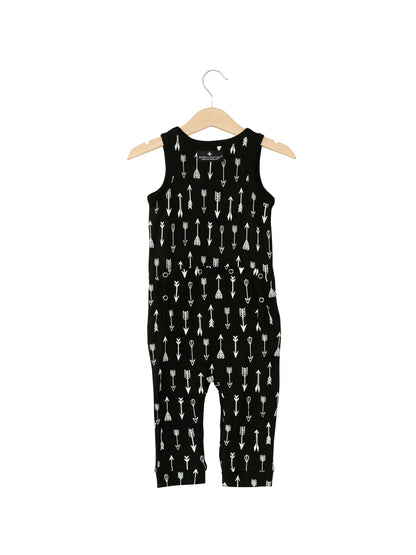 Organic Tank Explorer Back Jumpsuit | GOTS Certified Organic Cotton | Signature Prints