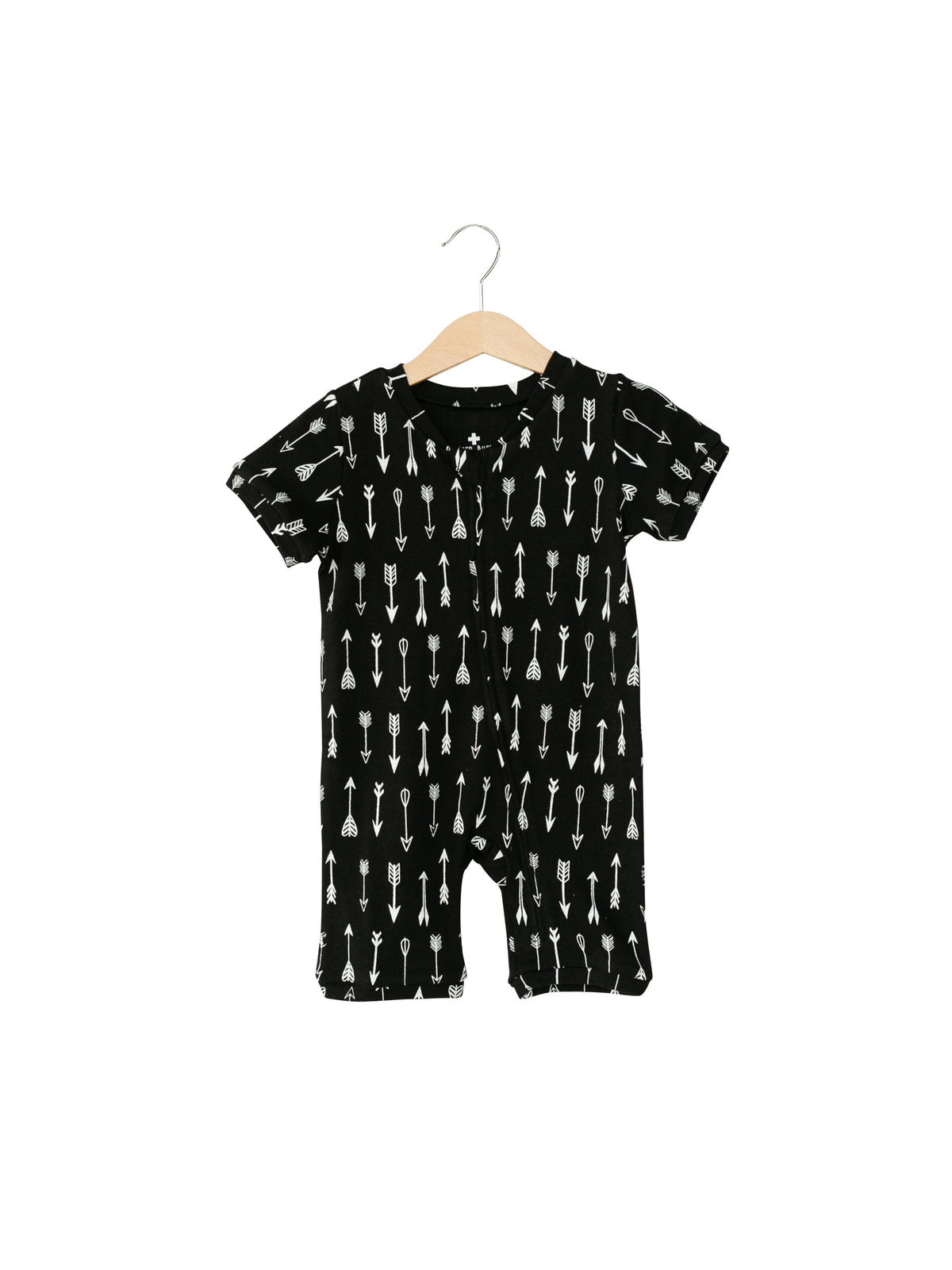 Organic Short Sleeve Zip Romper | GOTS Certified Organic Cotton | Signature Prints