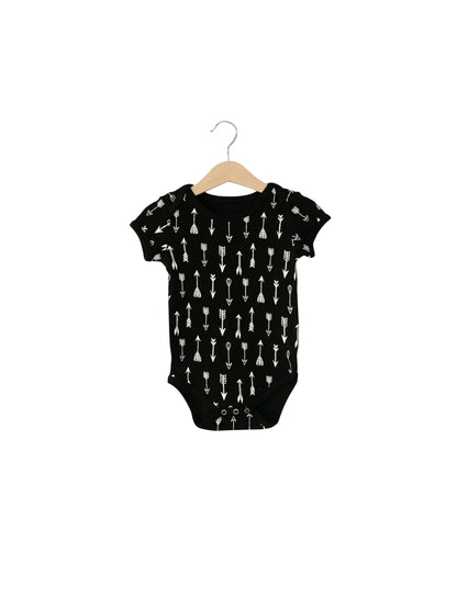 Organic Short Sleeve Baby Bodysuit | GOTS Certified Organic Cotton | Signature Prints