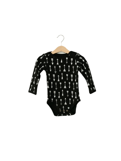 Organic Long Sleeve Baby Bodysuit | GOTS Certified Organic Cotton | Signature Prints