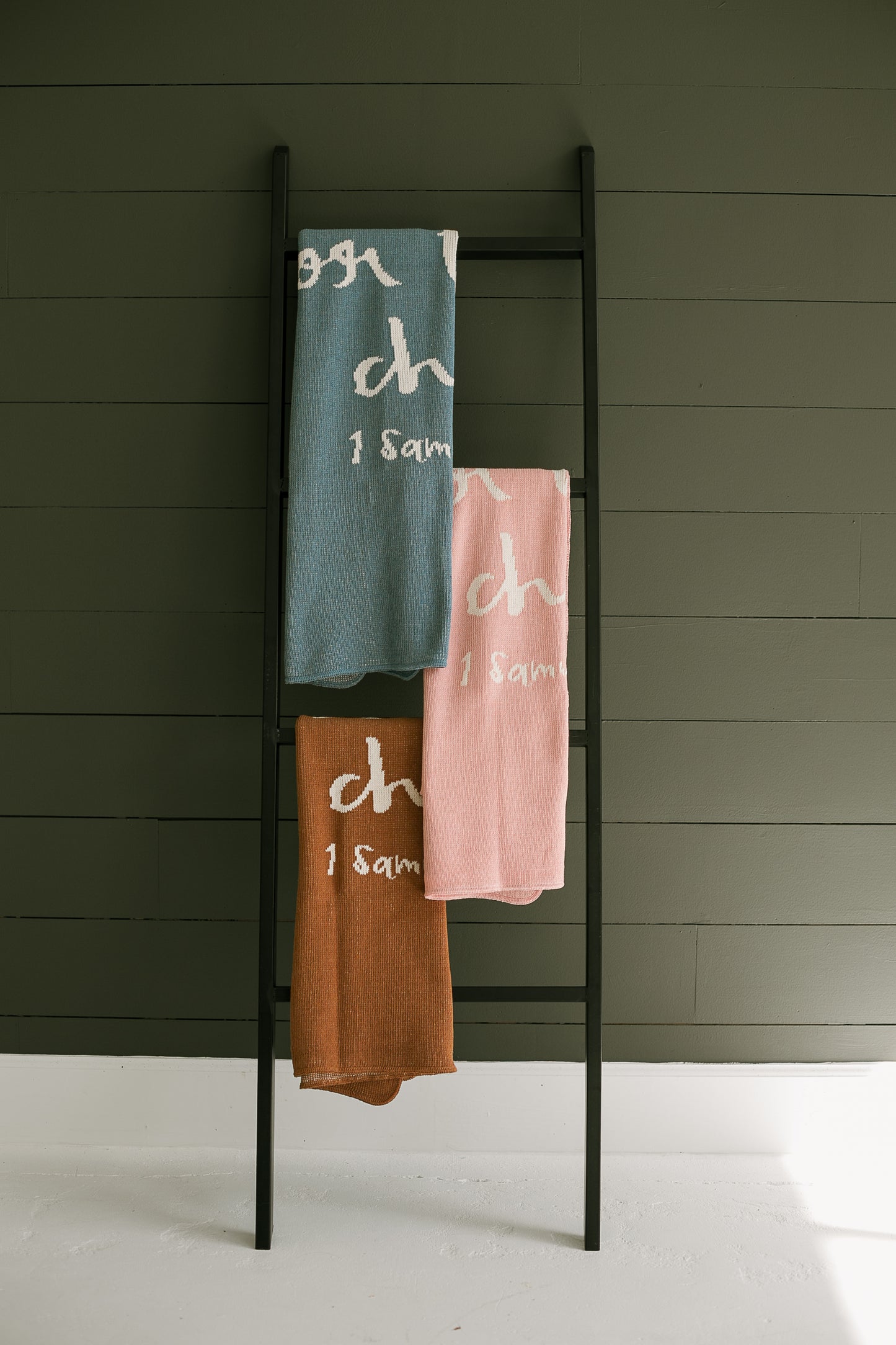 I Prayed for This Child Recycled Cotton Throw Blanket | Made in USA