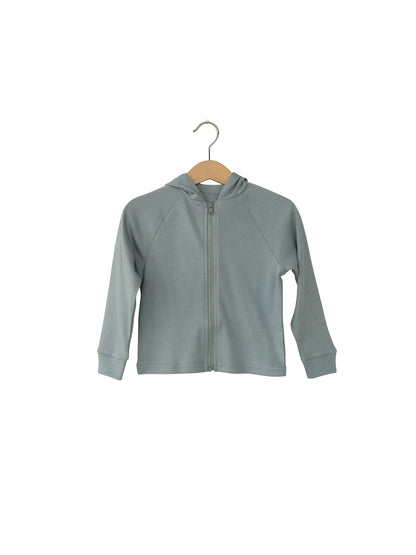 Organic Zip Hoodie - Solid Colors | GOTS Certified Kids Hoodie, product image 5