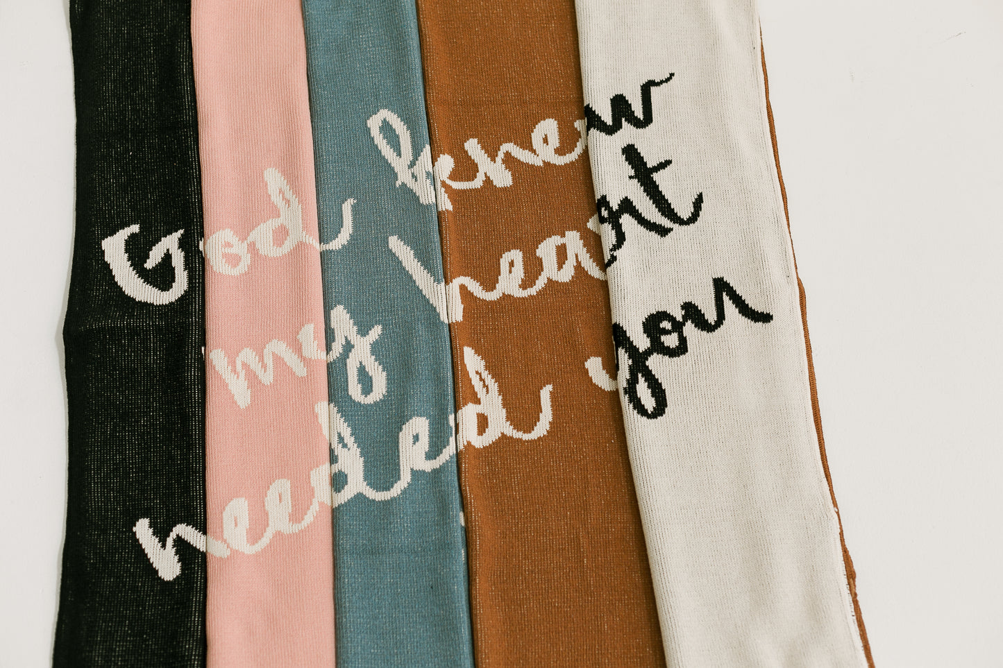Made in the USA | Recycled Cotton Blend  God knew my heart needed you Throw Blanket