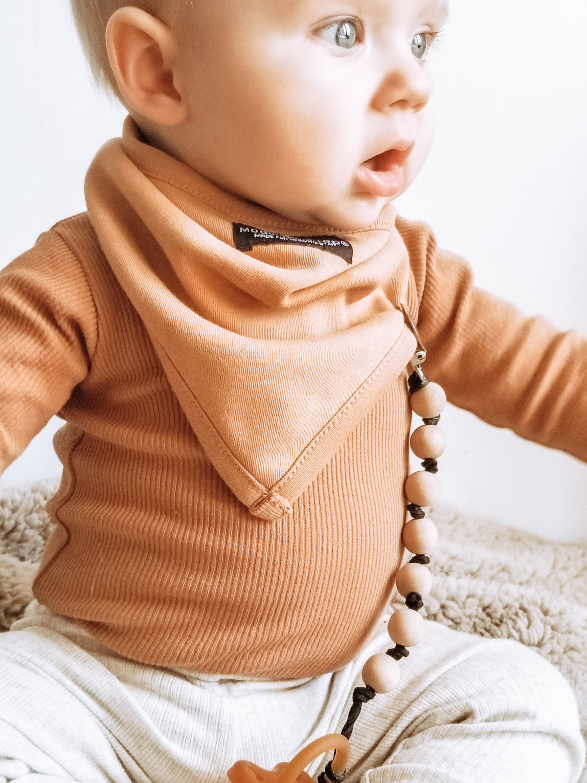 Organic Bibdana | GOTS Certified Organic Cotton | Solid Colors