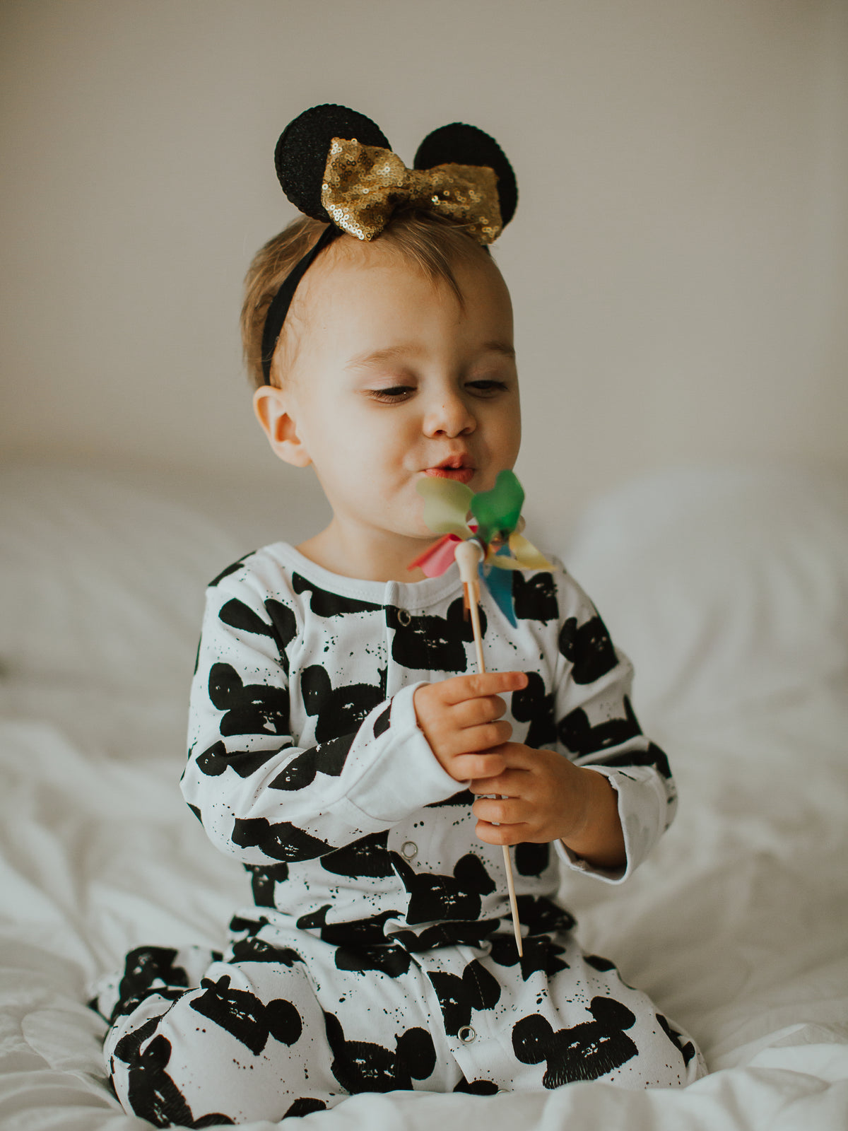 Organic Button Footie | GOTS Certified Organic Cotton | Signature Prints