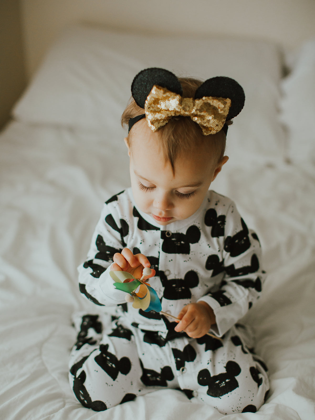 Organic Button Footie | GOTS Certified Organic Cotton | Signature Prints