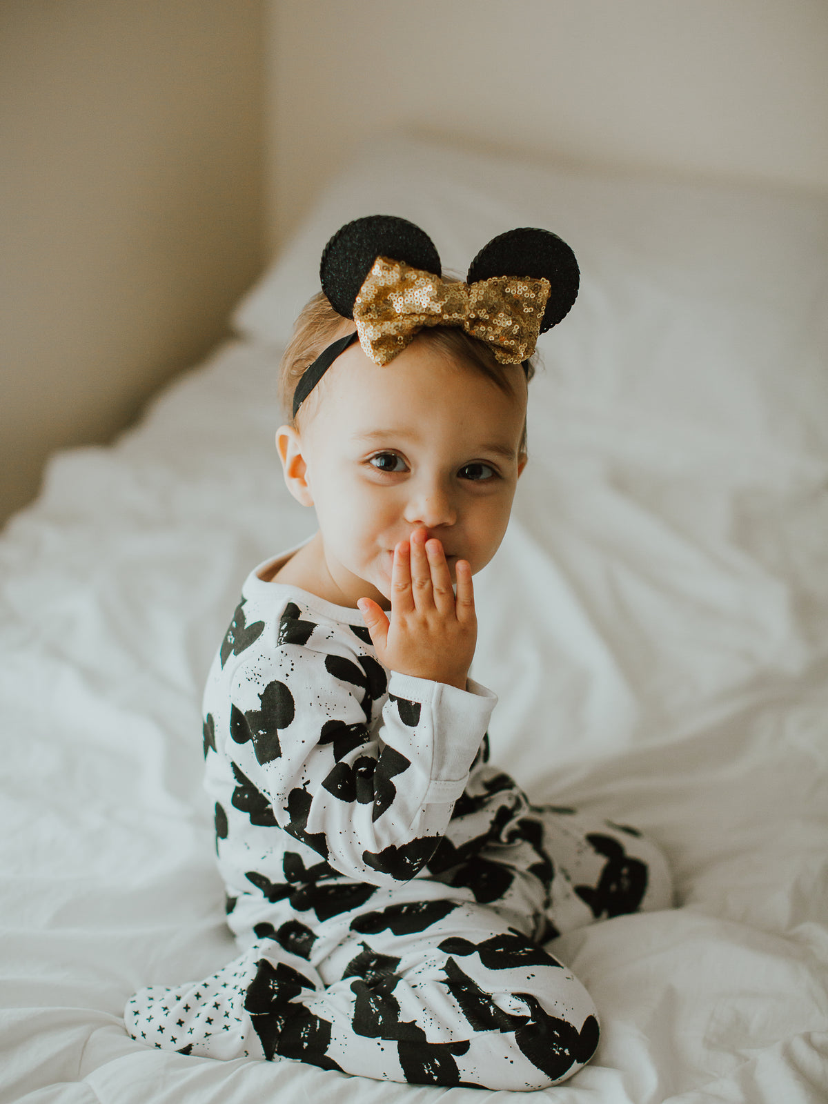 Organic Button Footie | GOTS Certified Organic Cotton | Signature Prints