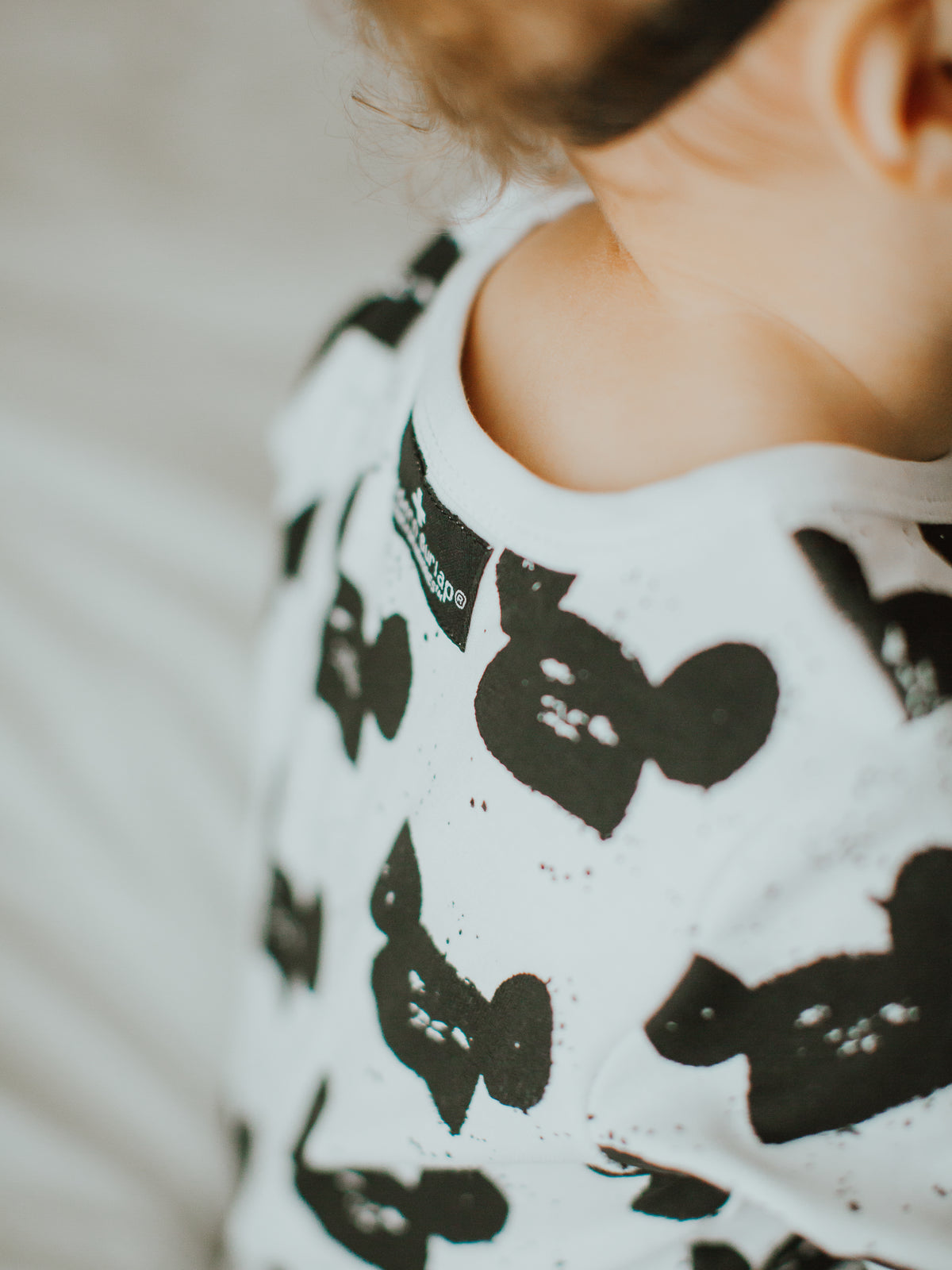 Organic Button Footie | GOTS Certified Organic Cotton | Signature Prints