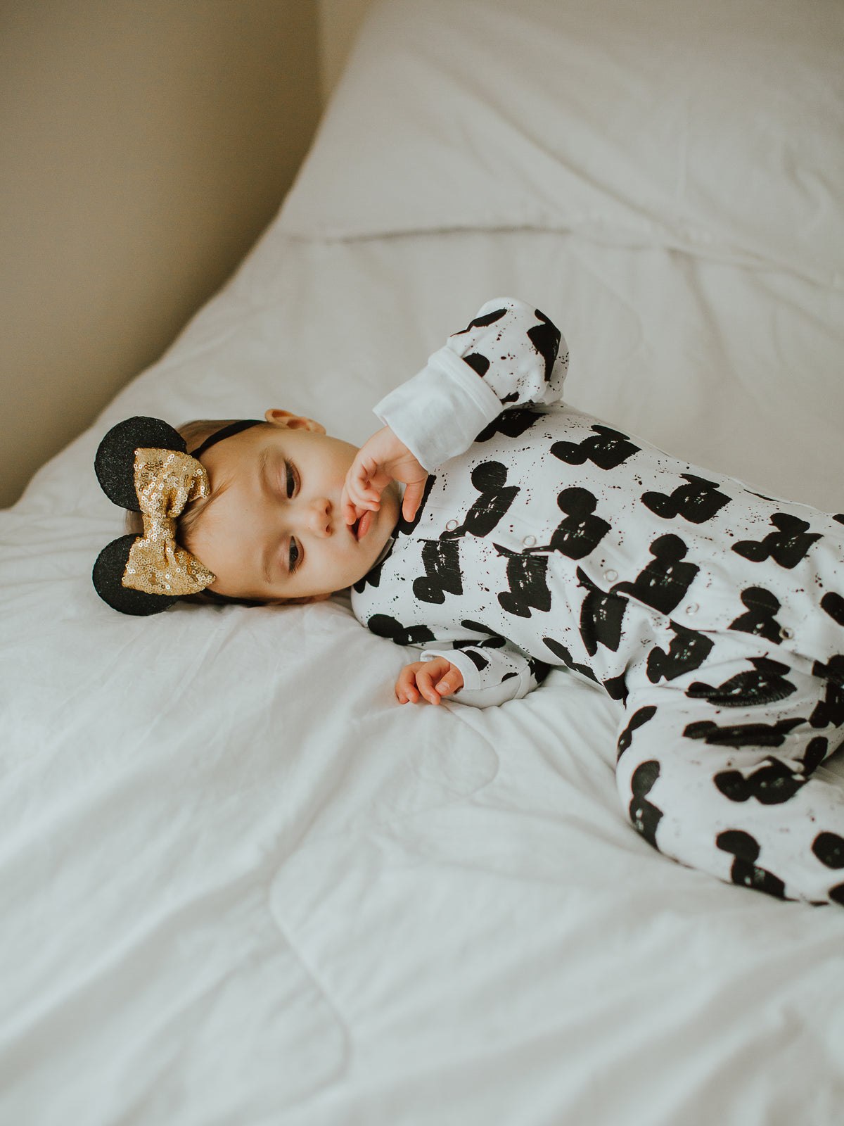 Organic Button Footie | GOTS Certified Organic Cotton | Signature Prints