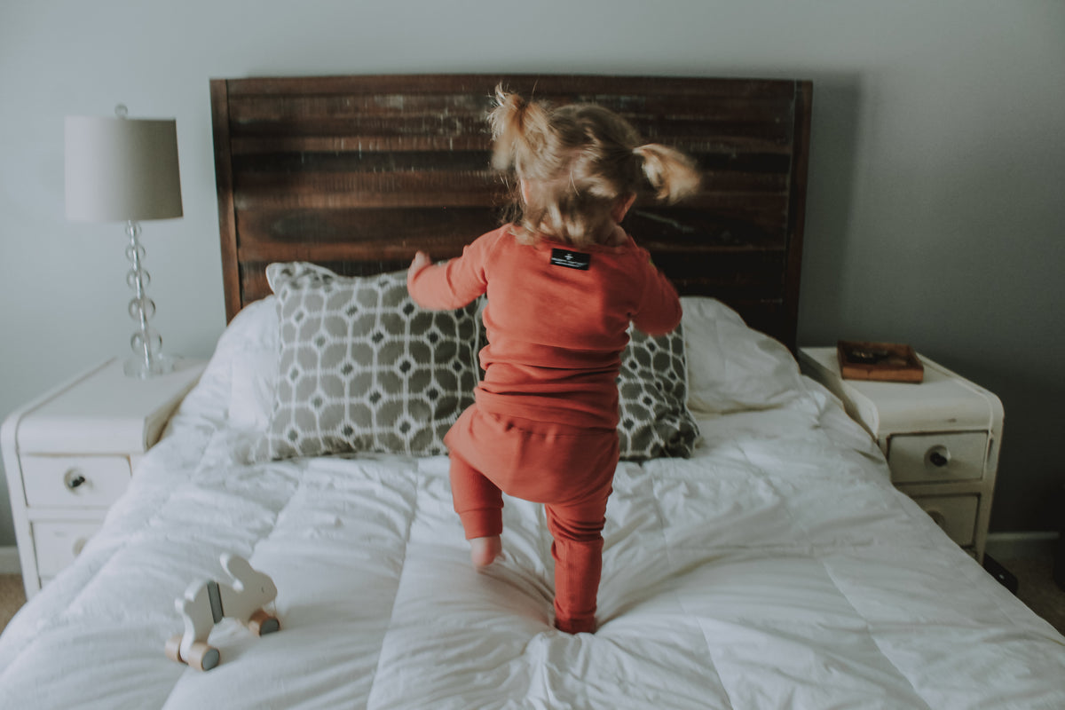 Organic Thermal Baby + Kids Pajama Set | Aragon