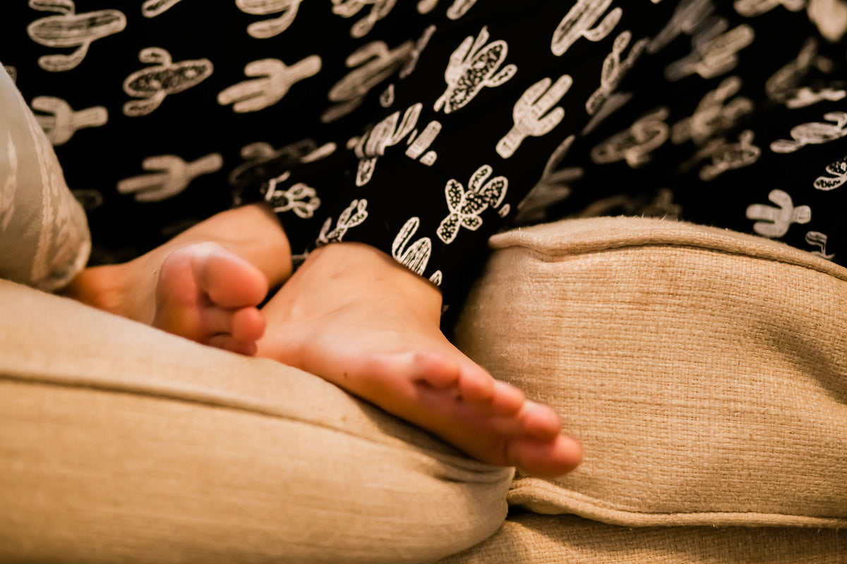 FINAL SALE - Women's Pajama Set in Organic Cotton -  WHITE ON BLACK CACTUS©, product image 18