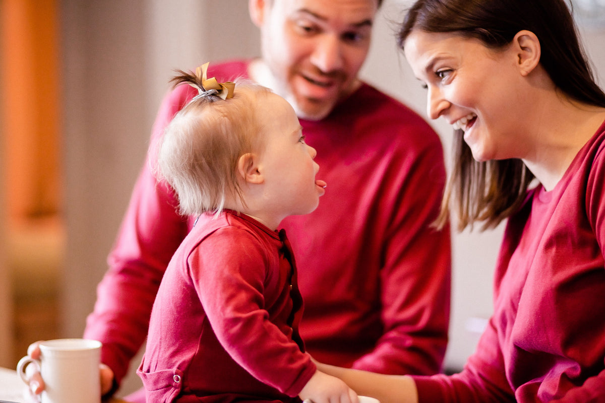 FINAL SALE - Women's Pajama Set in Organic Cotton -  MAROON, product image 7
