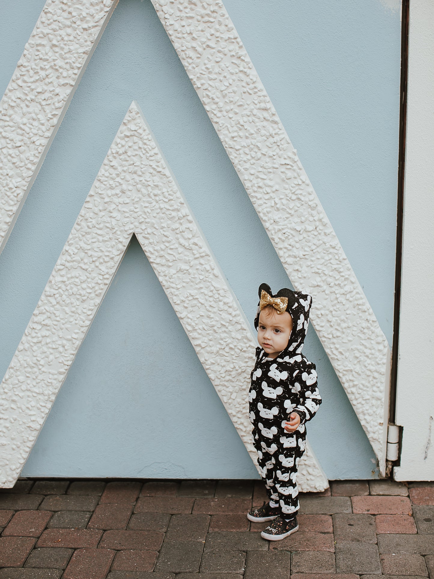 Organic Hoodie Zip Coverall | GOTS Certified Organic Cotton | Signature Prints