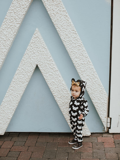 Organic Hoodie Zip Coverall | GOTS Certified Organic Cotton | Signature Prints