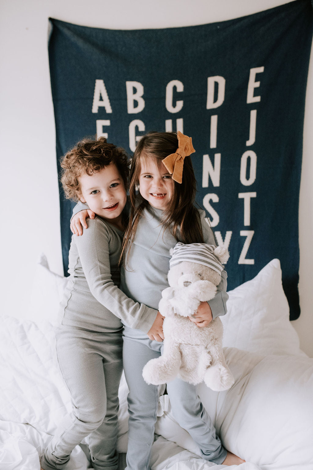 ABC Recycled Cotton Throw Blanket | Made in USA