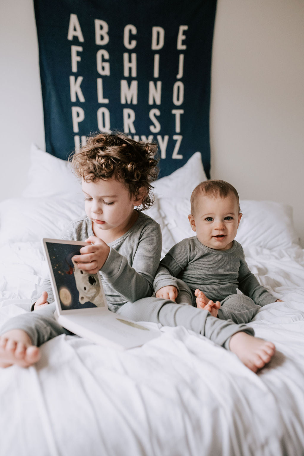 ABC Recycled Cotton Throw Blanket | Made in USA