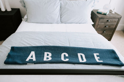 ABC Recycled Cotton Throw Blanket | Made in USA