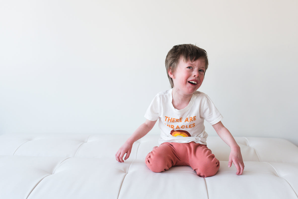 There are miracles Kid's Crewneck Tee