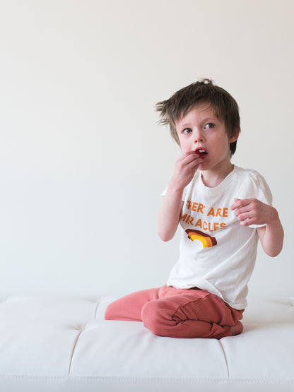 There are miracles Kid's Crewneck Tee