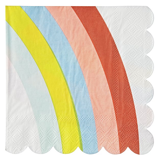 Meri Meri -  Rainbow Small Napkin Set of 20