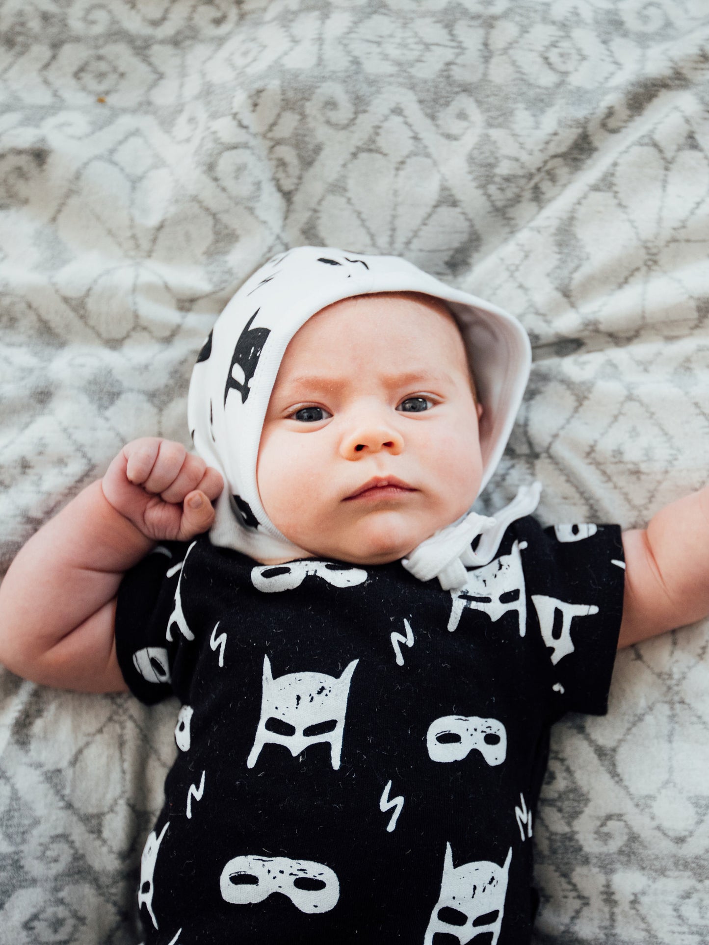 Organic Baby Bonnet | GOTS Certified Organic Cotton | Signature Prints | Sizes 0 to 24 Months