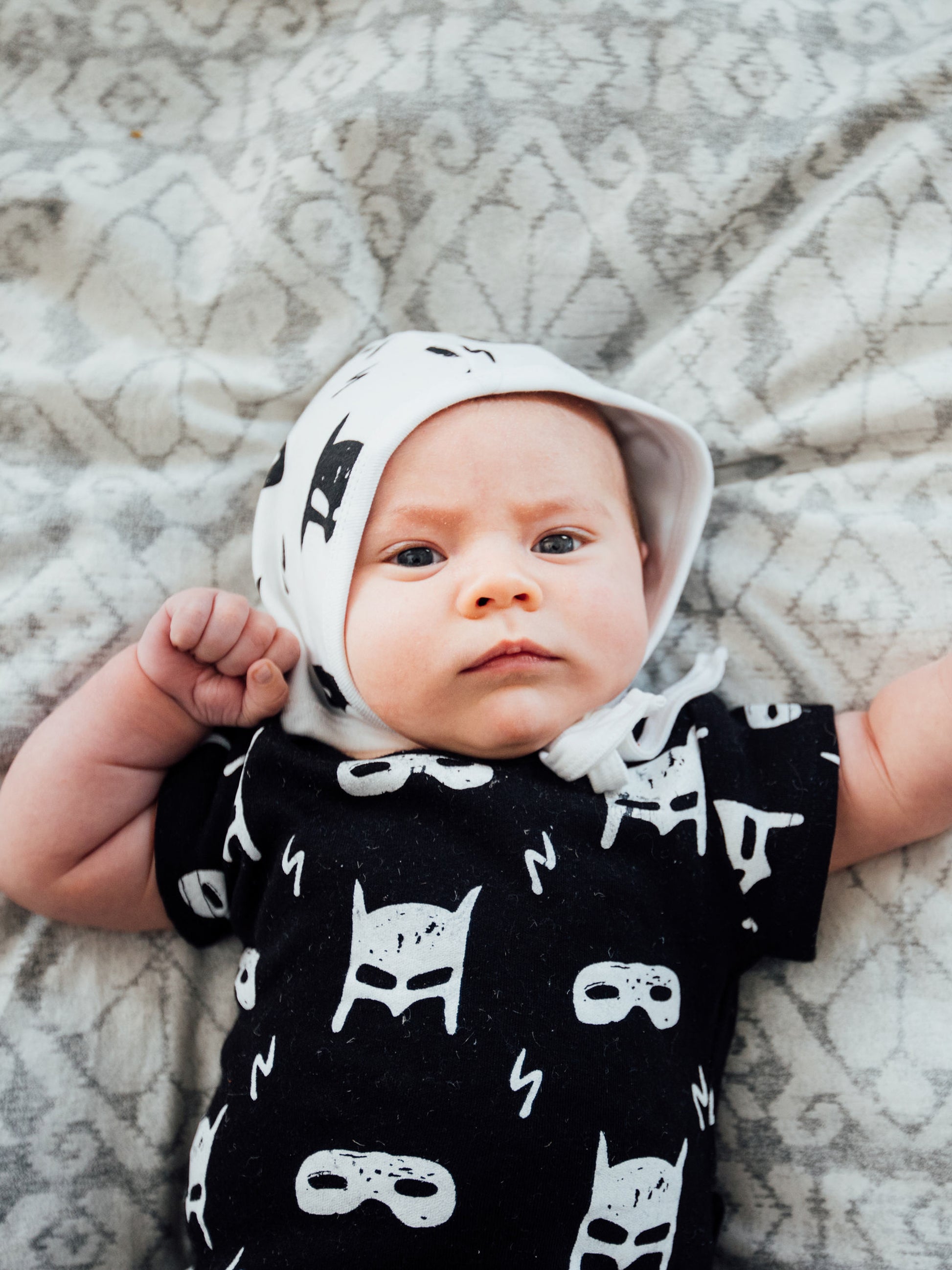Organic Baby Bonnet | GOTS Certified Organic Cotton | Signature Prints | Sizes 0 to 24 Months