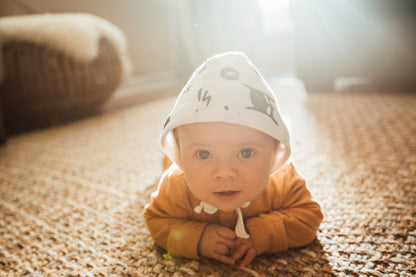 Organic Baby Bonnet | GOTS Certified Organic Cotton | Signature Prints | Sizes 0 to 24 Months