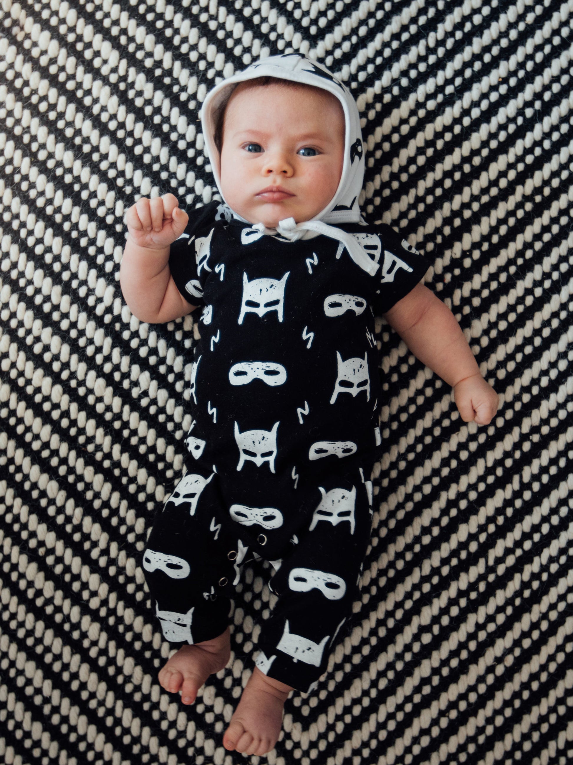 Organic Baby Bonnet | GOTS Certified Organic Cotton | Signature Prints | Sizes 0 to 24 Months