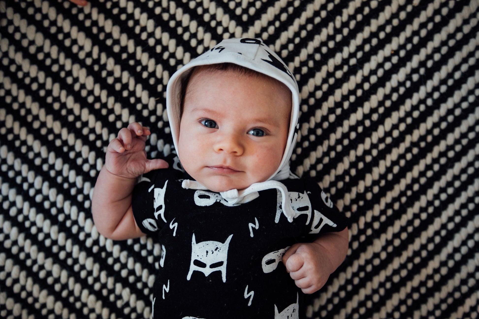 Organic Baby Bonnet | GOTS Certified Organic Cotton | Signature Prints | Sizes 0 to 24 Months