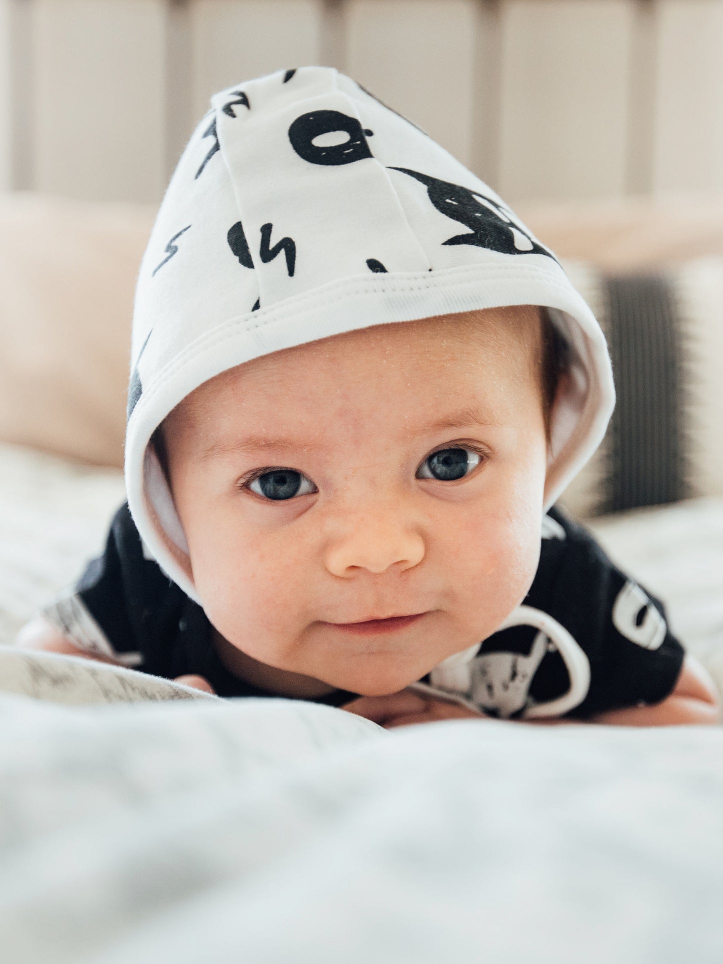 Organic Baby Bonnet | GOTS Certified Organic Cotton | Signature Prints | Sizes 0 to 24 Months