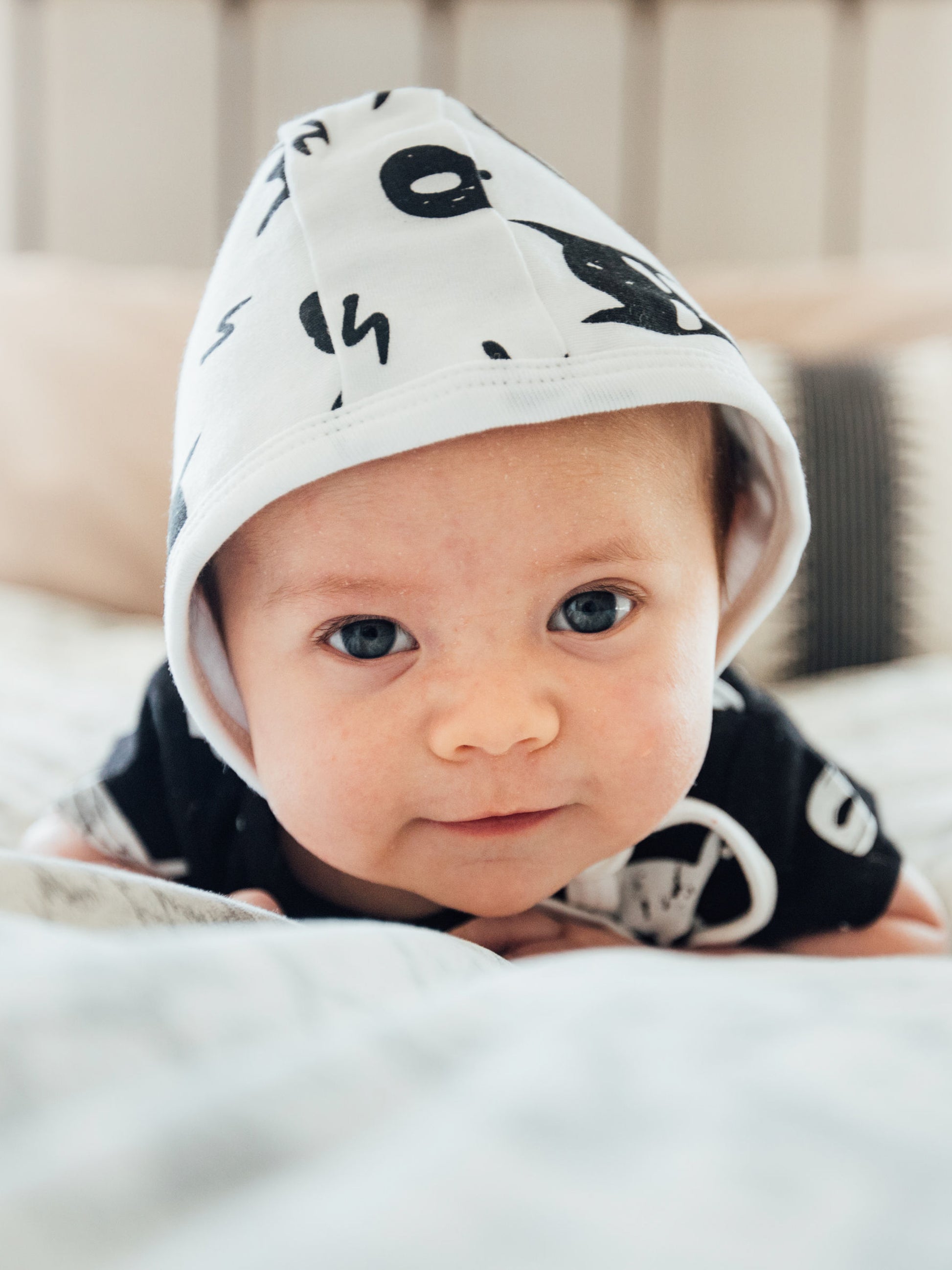 Organic Baby Bonnet | GOTS Certified Organic Cotton | Signature Prints | Sizes 0 to 24 Months