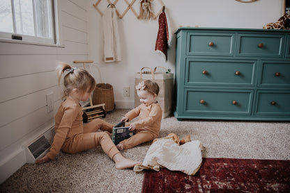Organic Thermal Baby + Kids Pajama Set | Ginger