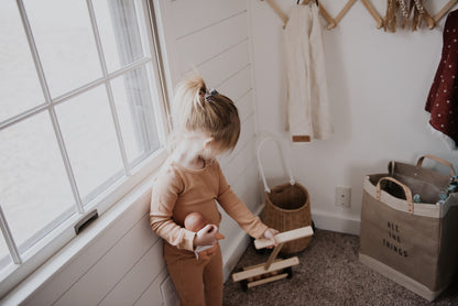 Organic Thermal Baby + Kids Pajama Set | Ginger