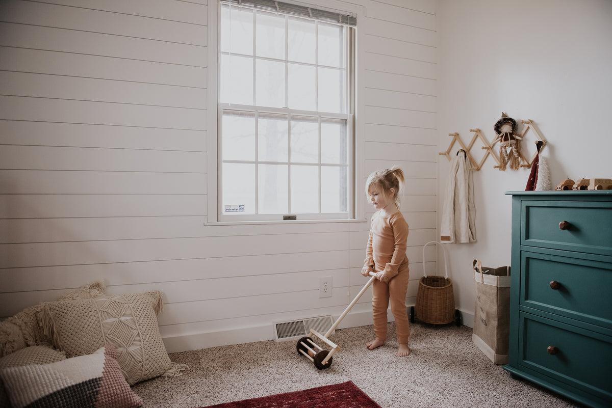 Organic Thermal Baby + Kids Pajama Set | Ginger