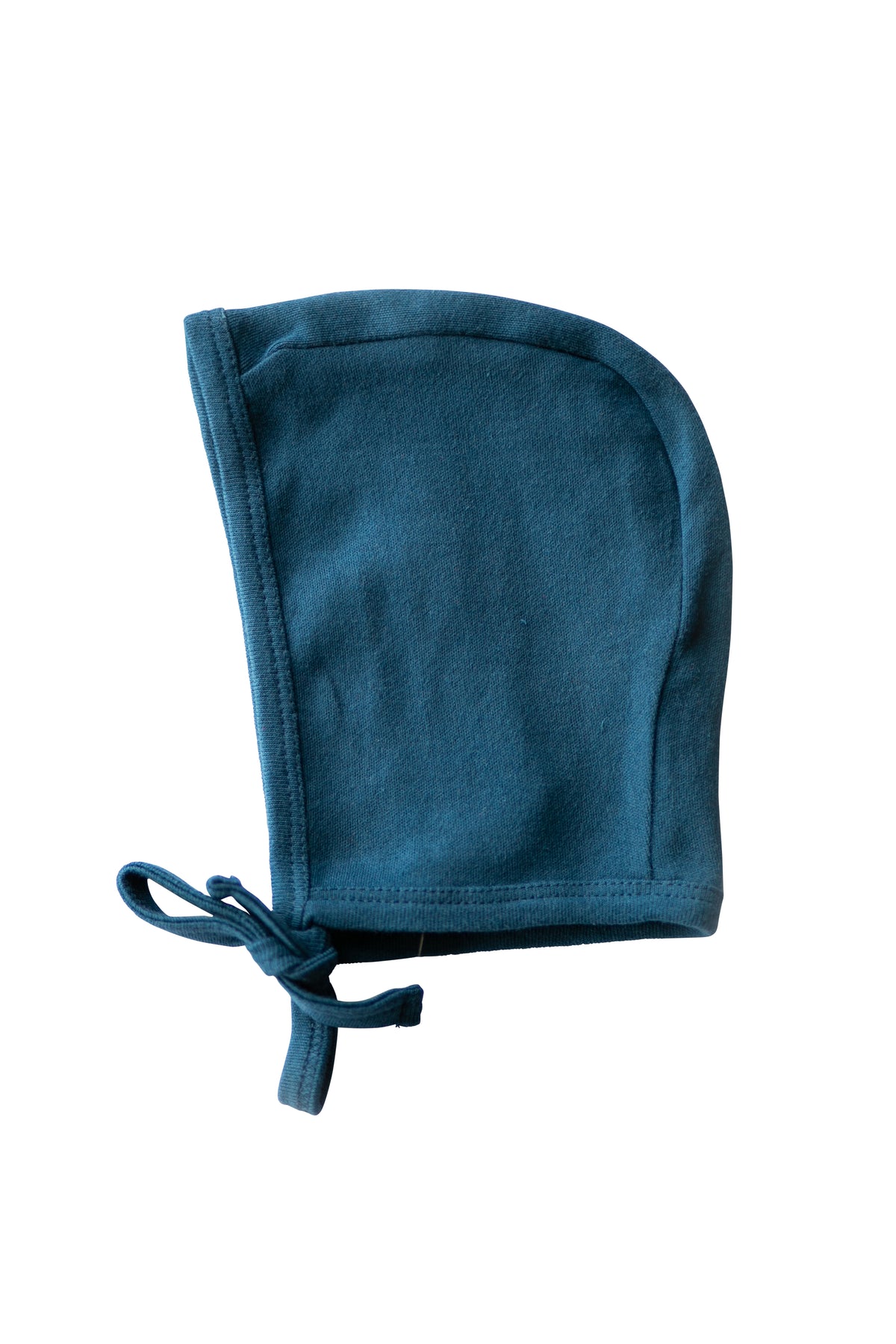 Sailor Blue Organic Baby Bonnet — product photograph.