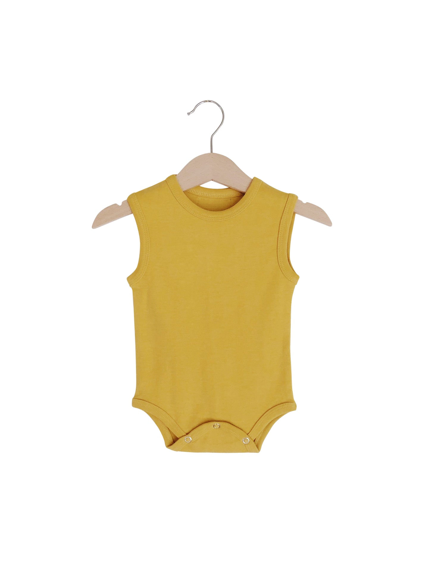 Organic Baby Tank Bodysuit | GOTS Certified Organic Cotton | Solid Colors