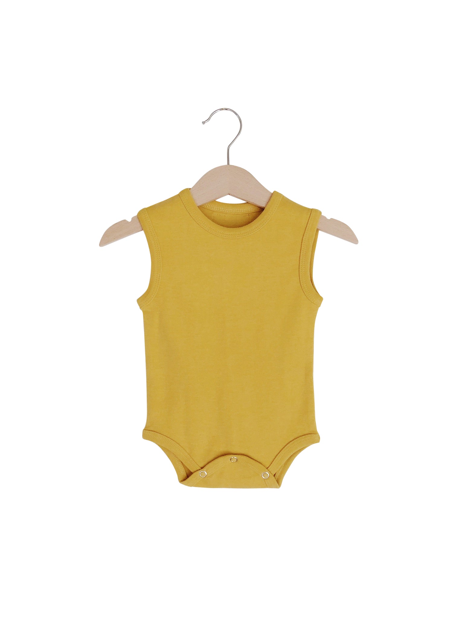 Organic Baby Tank Bodysuit | GOTS Certified Organic Cotton | Solid Colors