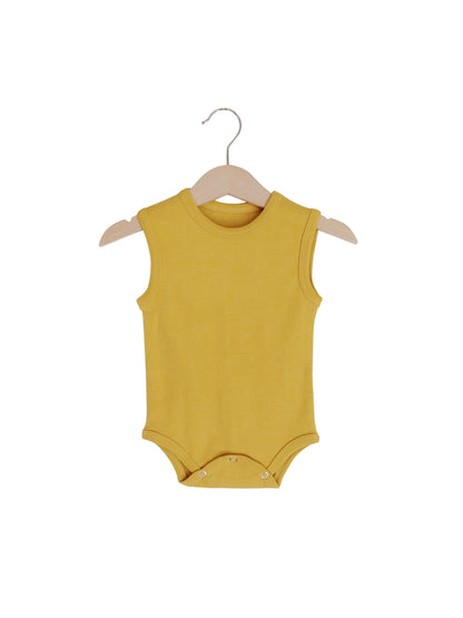 Organic Baby Tank Bodysuit | GOTS Certified Organic Cotton | Solid Colors