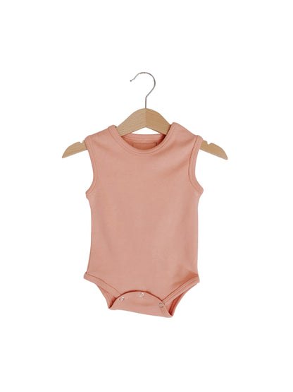 Organic Baby Tank Bodysuit | GOTS Certified Organic Cotton | Solid Colors