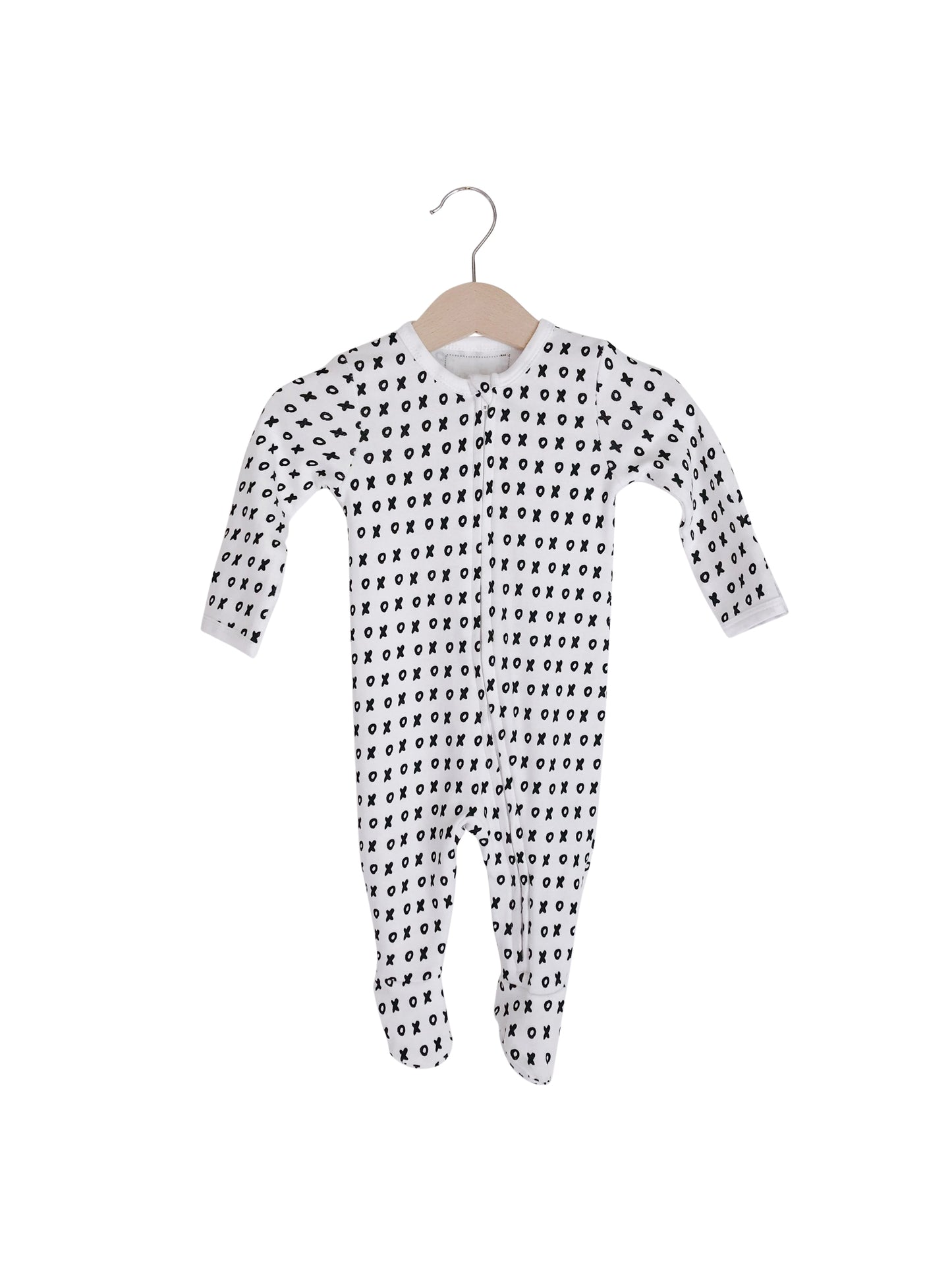 Organic Zip Footie | GOTS Certified Organic Cotton | Signature Prints