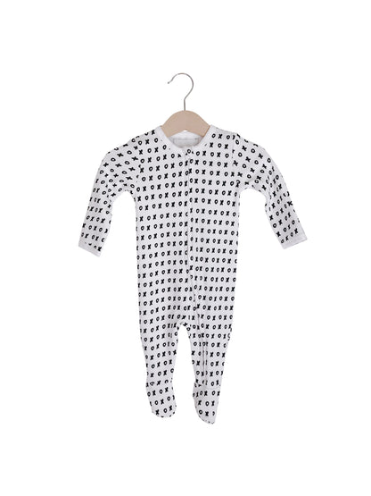 Organic Zip Footie | GOTS Certified Organic Cotton | Signature Prints